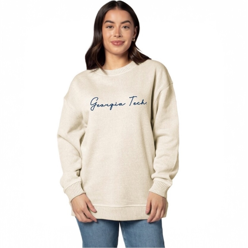 🐝🏈🐝 Georgia Tech Yellow Jackets Crewneck Sweater~ Women’s Small